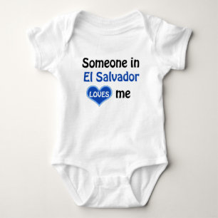 Jemand in El Salvador Lieben mir Baby Strampler
