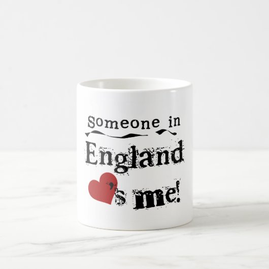 Jemand in England-Lieben ich Kaffeetasse (Mittel)