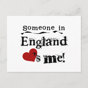 Jemand in England Lieben Postkarte