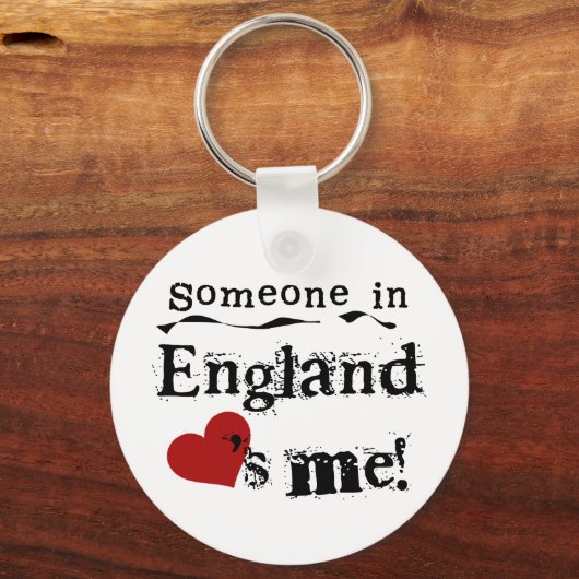 Jemand in England Lieben Schlüsselanhänger (Vorderseite)