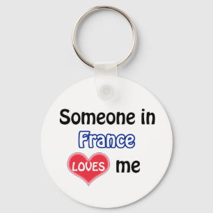 Jemand in Frankreich Lieben mir Schlüsselanhänger