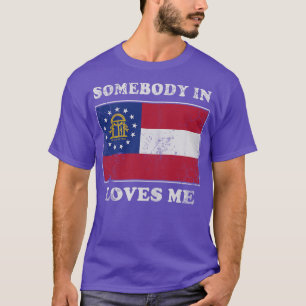Jemand in Georgia Lieben T-Shirt
