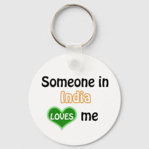 Jemand in Indien Lieben mir Schlüsselanhänger