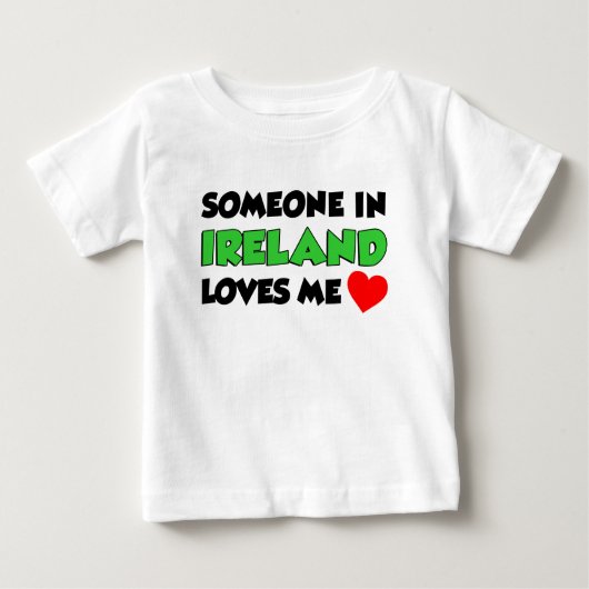 Jemand in Irland Lieben ich Baby T-shirt (Vorderseite)