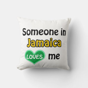 Jemand in Jamaika Liebe mir Kissen