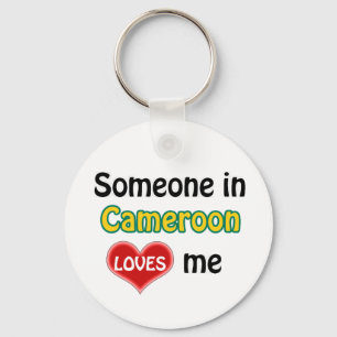 Jemand in Kamerun Liebe mir Schlüsselanhänger
