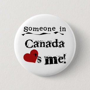 Jemand in Kanada-Lieben ich Button