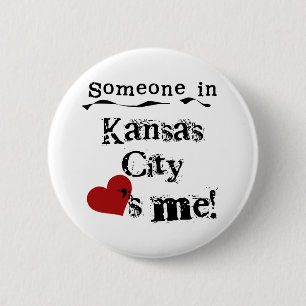 Jemand in Kansas City Button