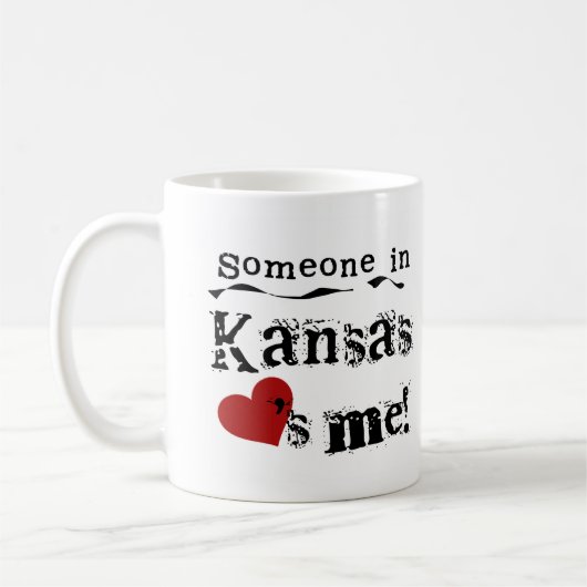 Jemand in Kansas-Lieben ich Kaffeetasse (Links)