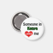 Jemand in Kenia verliebt mich Magnet (Vorderseite/Rückseite)