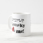 Jemand in Kentucky-Lieben ich Kaffeetasse (Vorderseite Links)