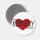 Jemand in Kentucky Lieben Me Magnet (Vorderseite/Rückseite)