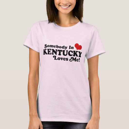 Jemand in kentucky Lieben T-Shirt (Vorderseite)