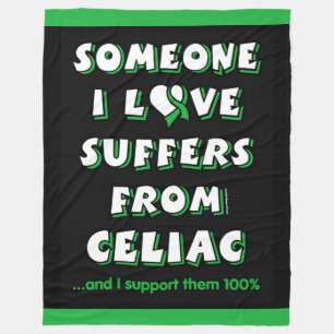 Jemand in Liebe/Worten... Celiac Fleece Blanket