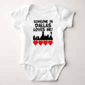 Jemand in Lieben Dallas Texas ich Baby Strampler (Vorderseite)