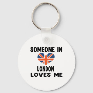 Jemand in London Lieben Me England Britische Flagg Schlüsselanhänger
