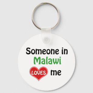 Jemand in Malawi Lieben mir Schlüsselanhänger