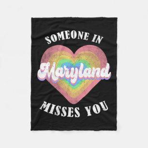Jemand in Maryland müsst dich Fleecedecke