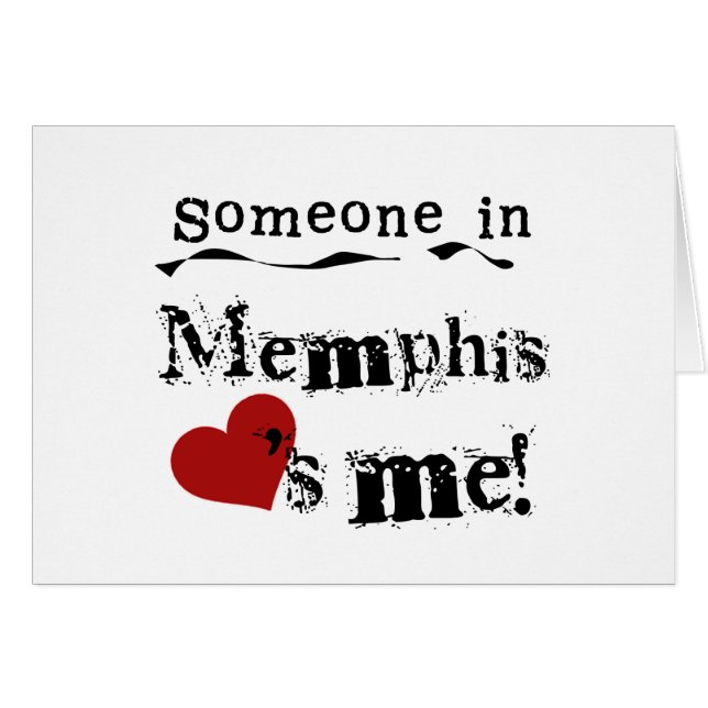 Jemand in Memphis (Vorderseite (Horizontal))