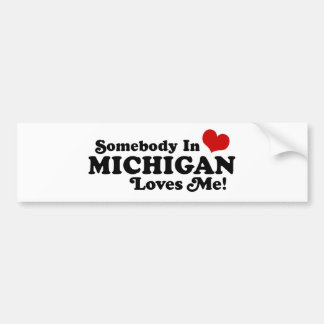Jemand in Michigan-Lieben Autoaufkleber