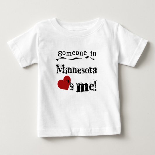 Jemand in Minnesota-Lieben ich T-Shirt (Vorderseite)