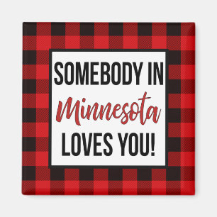 Jemand in Minnesota Lieben Sie Magnet