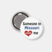 Jemand in Missouri Lieben mir Magnet (Vorderseite/Rückseite)
