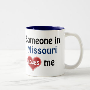 Jemand in Missouri Lieben mir Zweifarbige Tasse