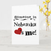 Jemand in Nebraska Lieben Karte (Gelbe Blume)