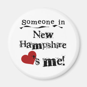 Jemand in New Hampshire Lieben ich Magnet