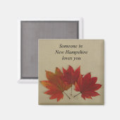 Jemand in New Hampshire Lieben You-Magnet Magnet (Vorderseite/Rückseite)