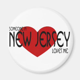 Jemand in New-Jersey Lieben ich Magnet