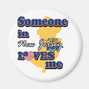 Jemand in New-Jersey Lieben ich Magnet