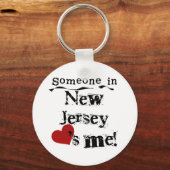 Jemand in New Jersey Lieben ich Schlüsselanhänger (Vorderseite)