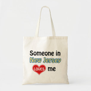 Jemand in New Jersey Lieben mir Tragetasche