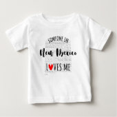 Jemand in New Mexico Lieben Mich Map Baby T Shirt (Vorderseite)