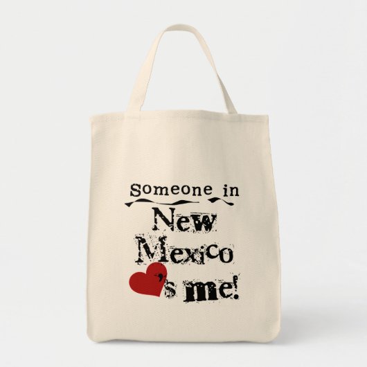 Jemand in New-Mexiko Lieben ich Jumbo Stoffbeutel (Vorne)