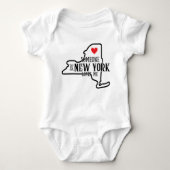Jemand in New York Lieben Me Baby Strampler (Vorderseite)