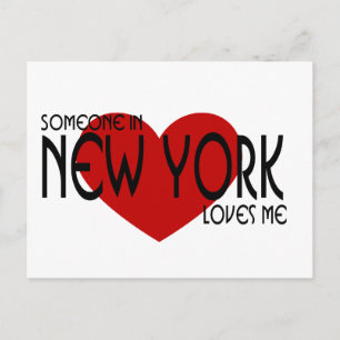 Jemand in New York Lieben Me Postkarte