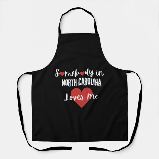 Jemand in North Carolina Lieben Schürze (Vorderseite)