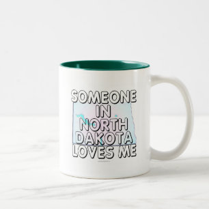 Jemand in North- DakotaLieben ich Zweifarbige Tasse