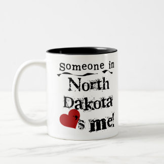 Jemand in North- DakotaLieben ich Zweifarbige Tasse