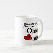 Jemand in Ohio-Lieben ich Kaffeetasse (VorderseiteRechts)