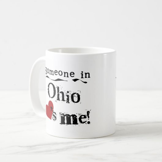 Jemand in Ohio-Lieben ich Kaffeetasse (Vorderseite Links)