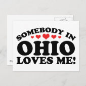 Jemand in Ohio Lieben Postkarte (Vorne/Hinten)