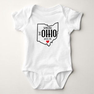 Jemand in Ohio liebt mich Baby-Body Baby Strampler