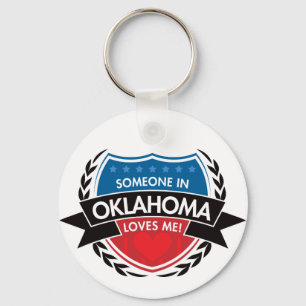Jemand in Oklahoma Lieben ich Schlüsselanhänger