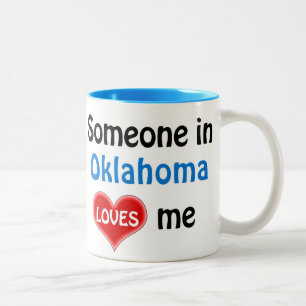Jemand in Oklahoma Lieben mir Zweifarbige Tasse