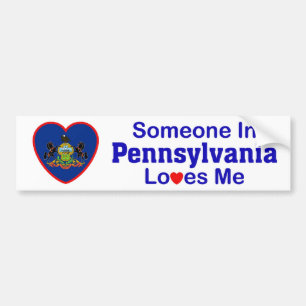 Jemand in Pennsylvania-Lieben ich Autoaufkleber