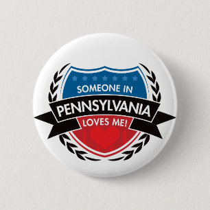 Jemand in Pennsylvania-Lieben ich Button